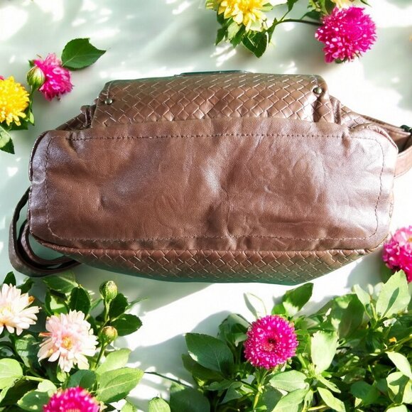 Stone Mountain Brown Purse Shoulder Bag 12242 - Picture 7 of 9